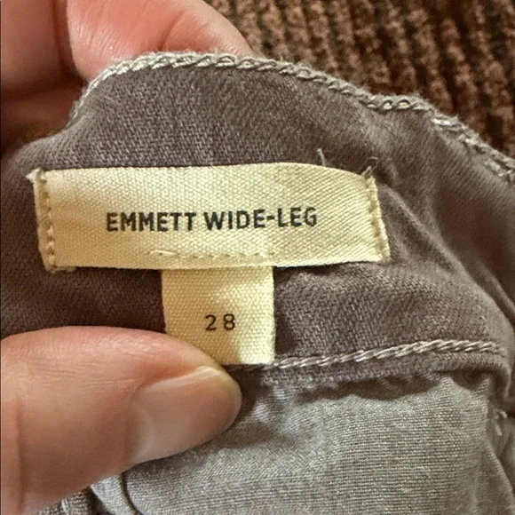 Madewell Jeans Womens Size 23 Emmett Wide Leg Fig - Picture 3 of 4